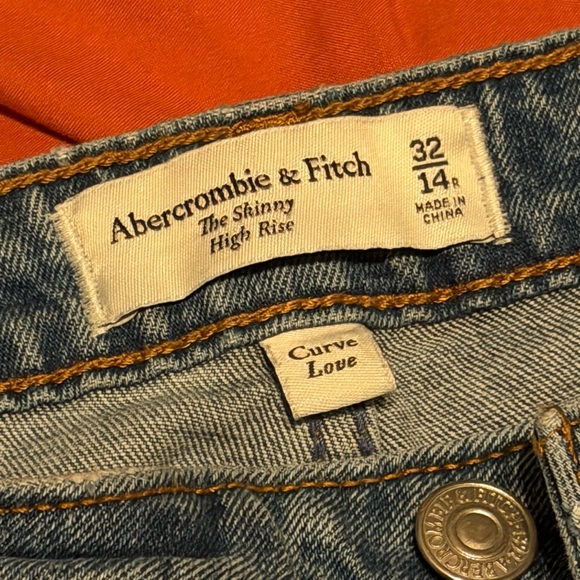 Abercrombie & Fitch Denim - Abercrombie & Fitch Blue Denim Curve Love Jeans